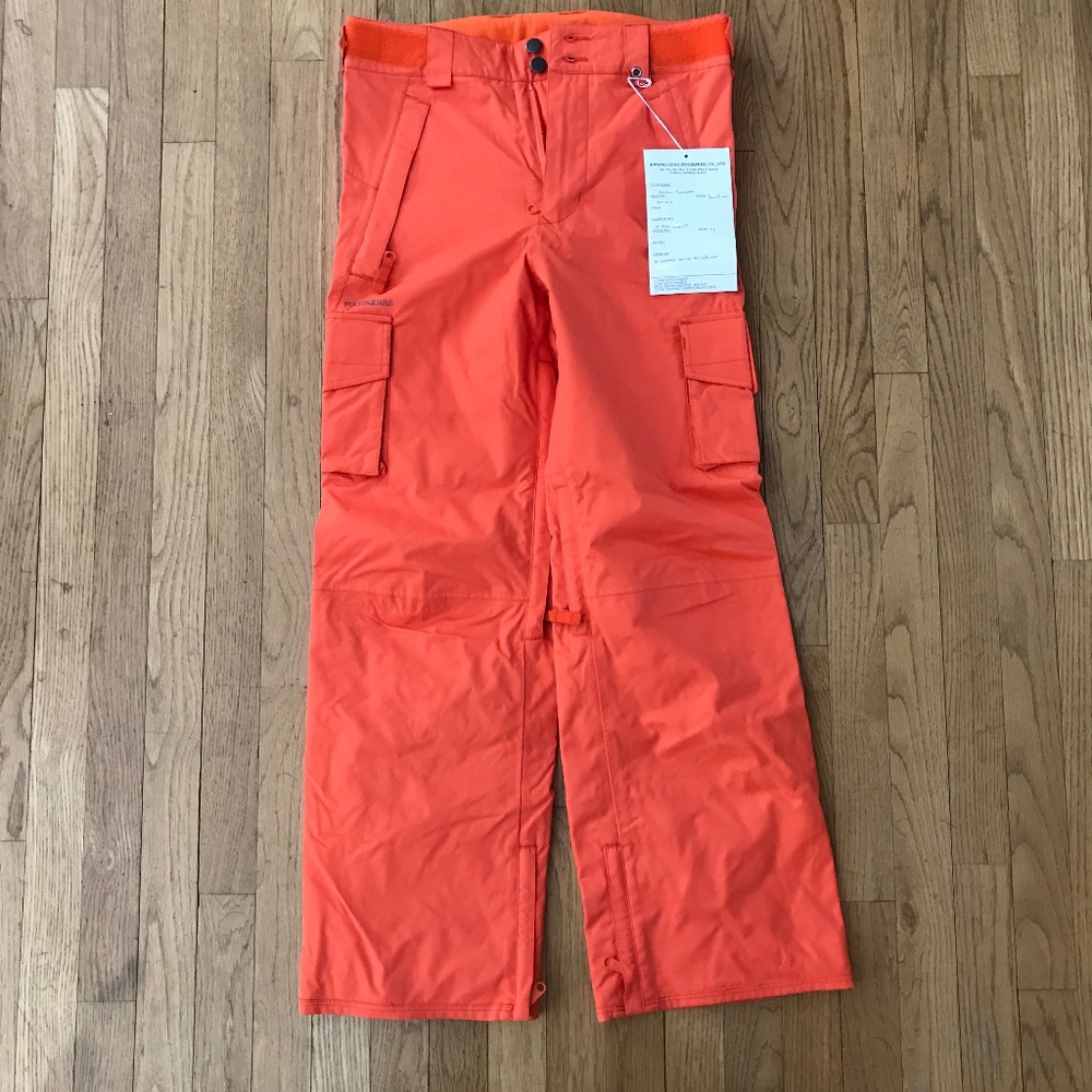 WOW Orange Snowboard Pants FOURSQUARE by Burton XS